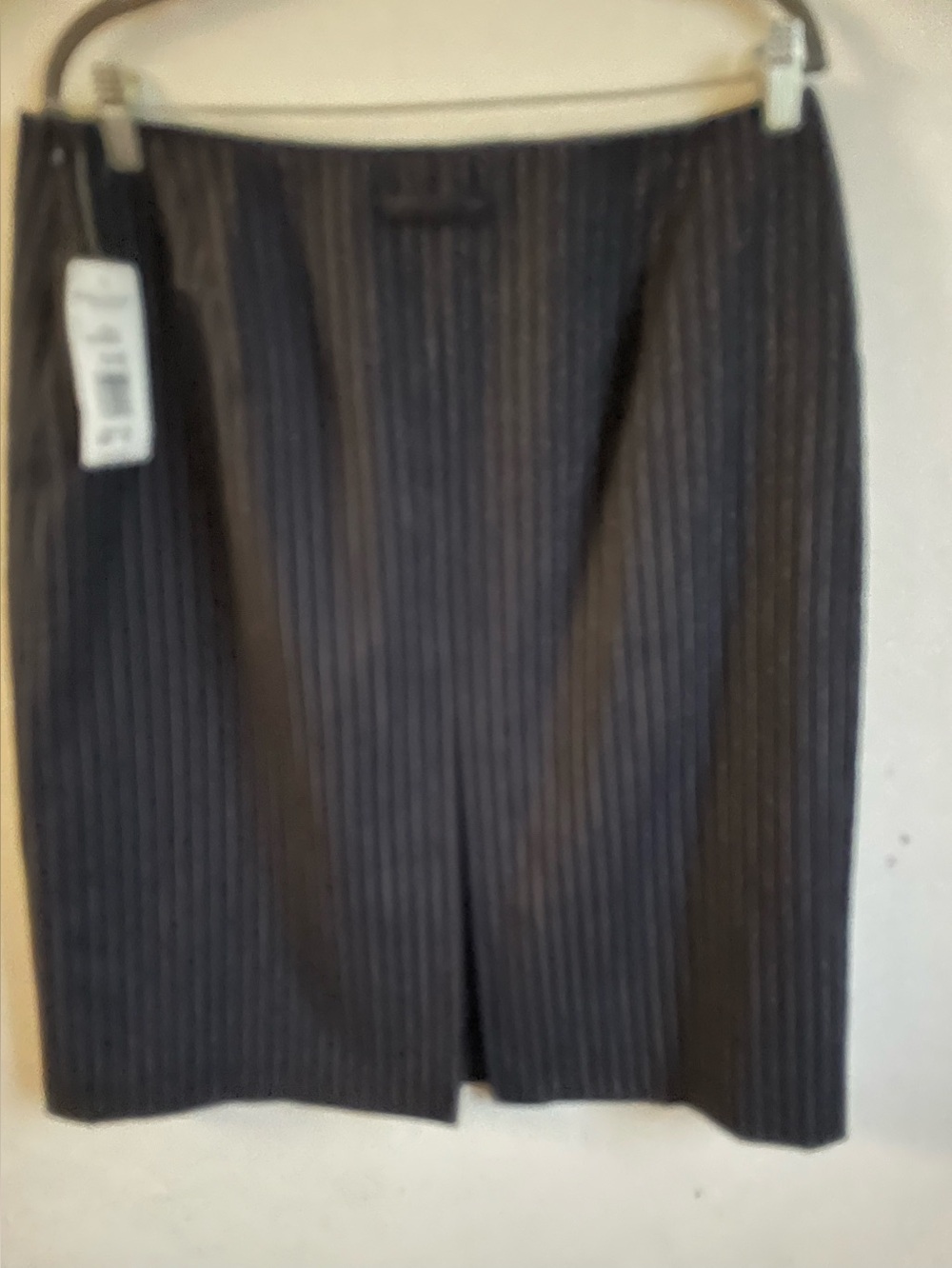 Harve Benard Navy Pinstripe Flat Front Dress Shorts
